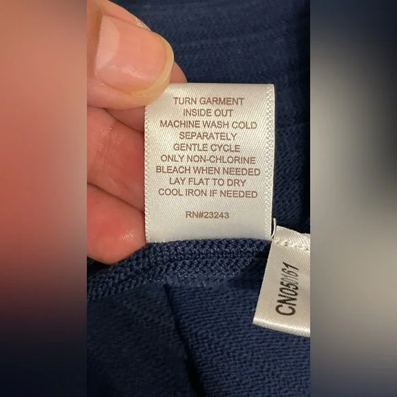 Eva Mendes for New York & Company Navy and White Midi Dress - Picture 12 of 13